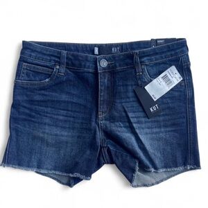 Brand New with Tags‎ KUT from Kloth Gidget Fray Hem Denim Shorts